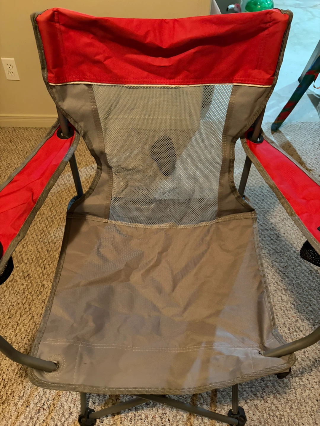 Ozark Trail Comfort Mesh Chair Red