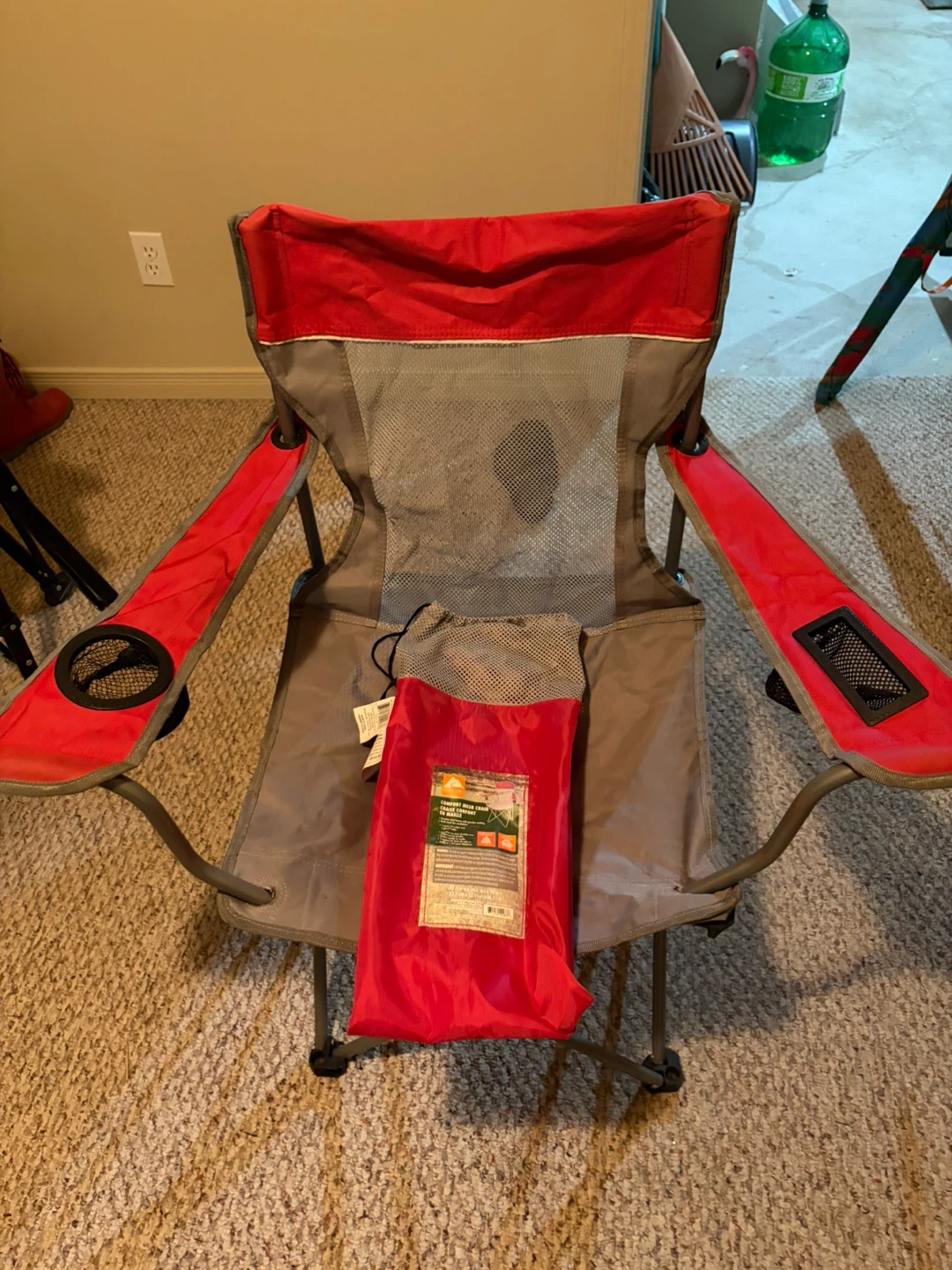 Ozark Trail Comfort Mesh Chair Red - photo 3