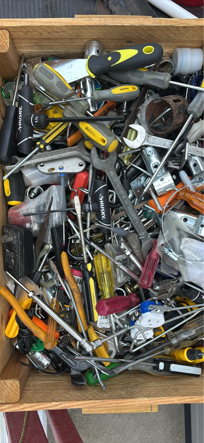 Assorted Hand Tools and Hardware