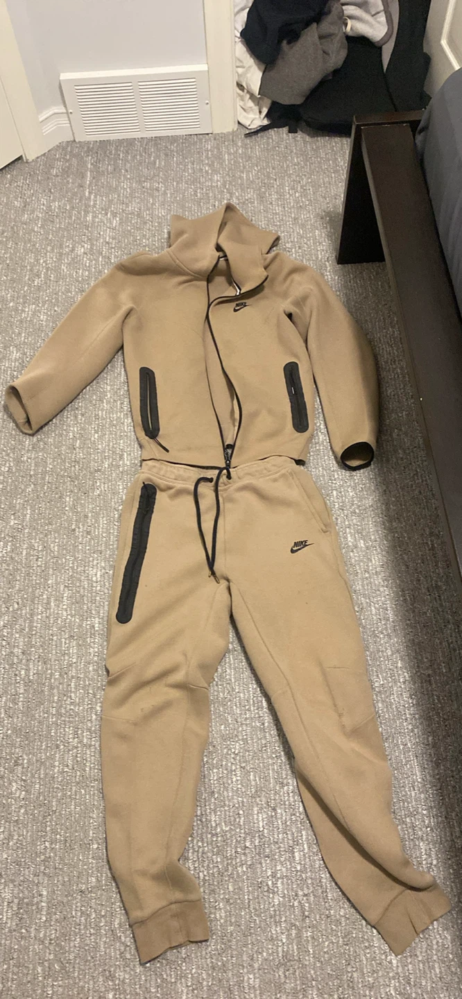 Nike Tech Fleece Tracksuit Set - Tan - photo 3