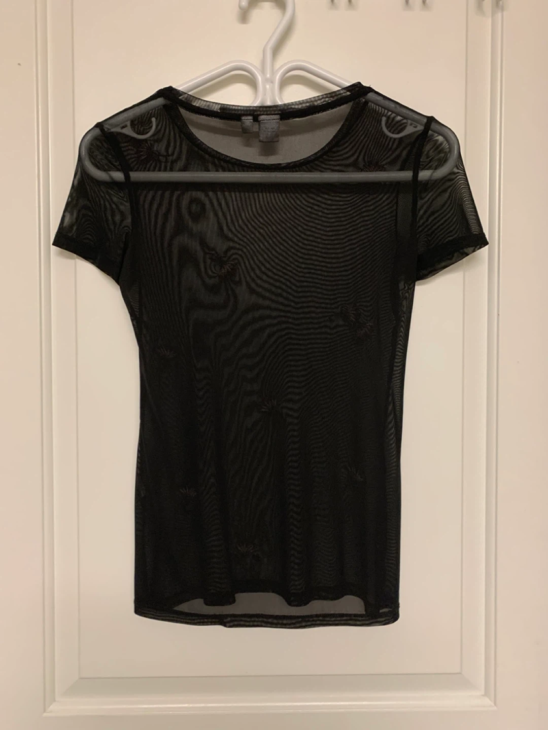 ⚽️ Twik Black Mesh Floral T-Shirt - photo 3