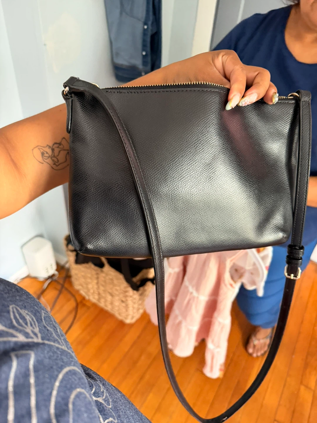 Coach Black Leather Crossbody Bag - photo 4