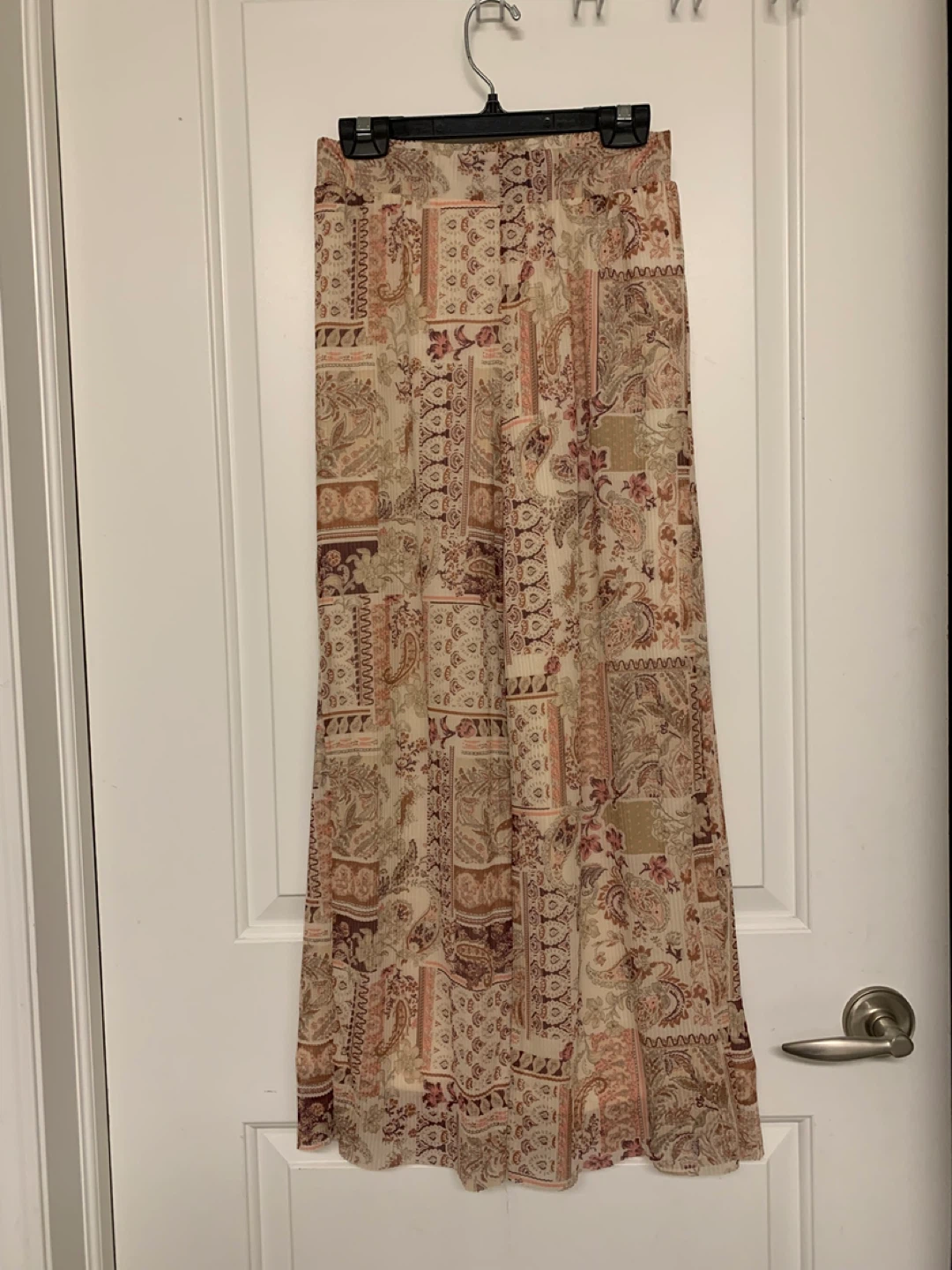 ⚽️ Max Paisley Print Pleated Maxi Skirt Size S