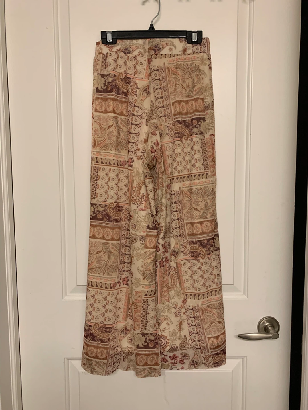 ⚽️ Max Paisley Print Pleated Maxi Skirt Size S - photo 2