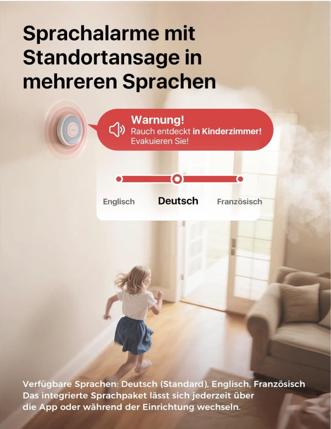 X-Sense Wi-Fi Smoke Detector with Voice Alerts - photo 4