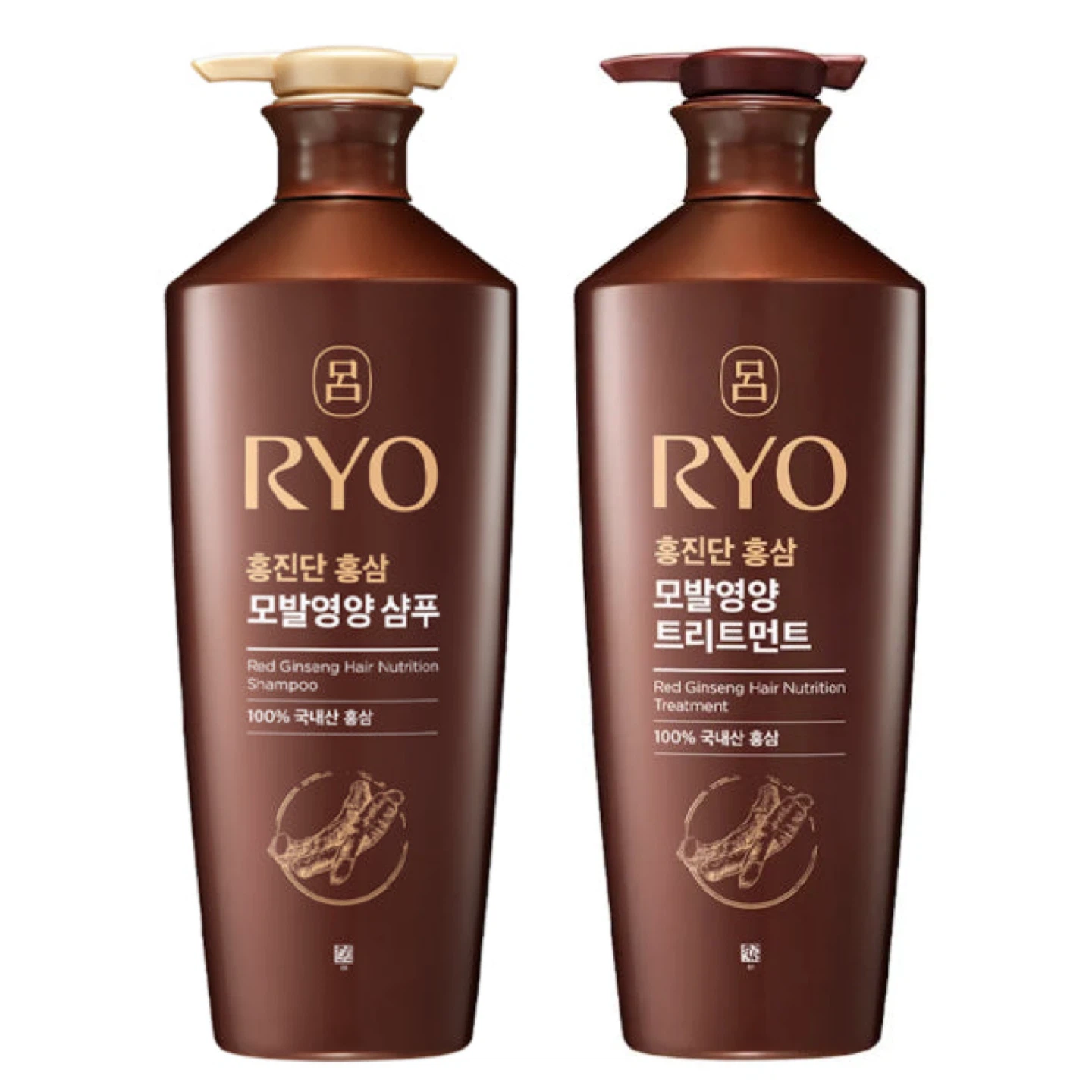 RYO Red Ginseng Hair Nutrition Shampoo & Treatment Set