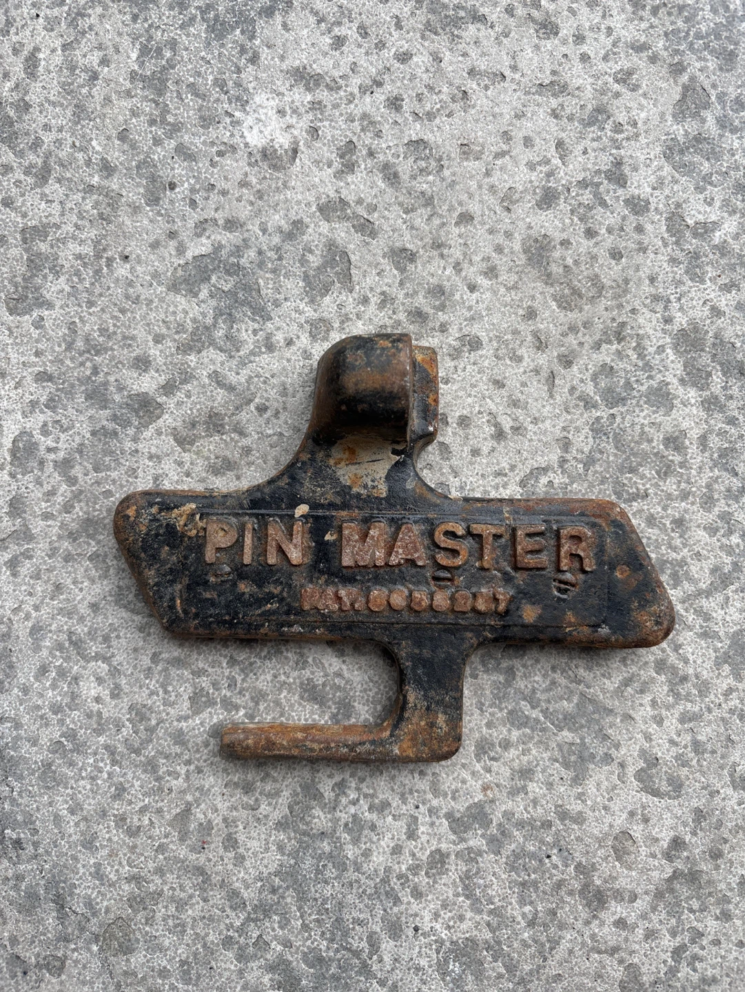 Pin Master metal sign
