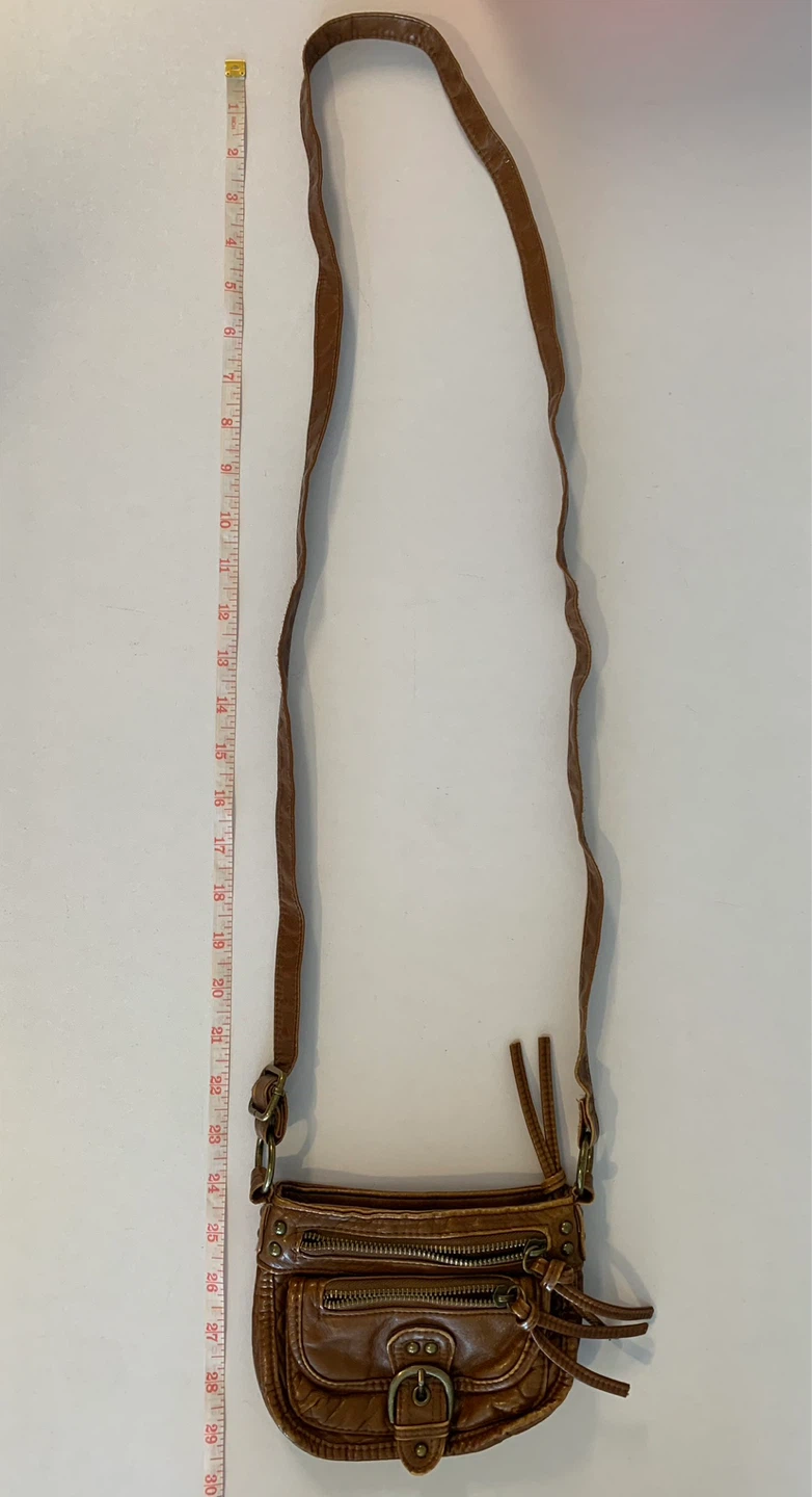 ⚽️ Brown Faux Leather Crossbody Bag - photo 2