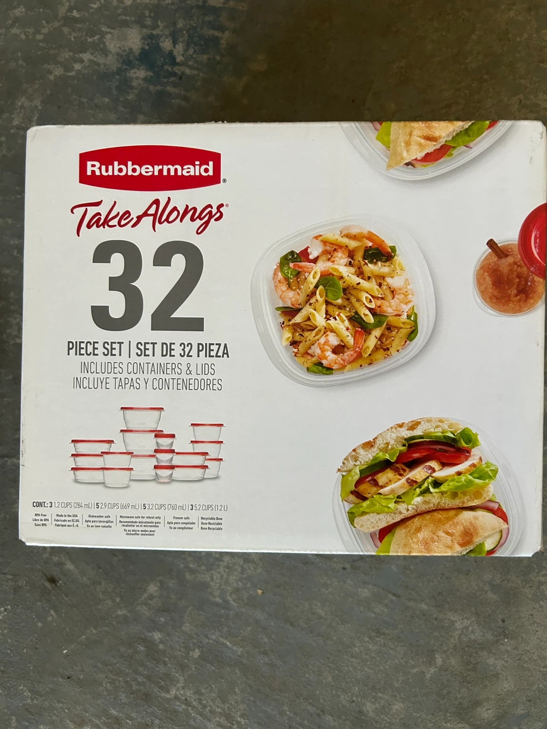 Rubbermaid Take Alongs 32 Piece Food Storage Set ⚽️