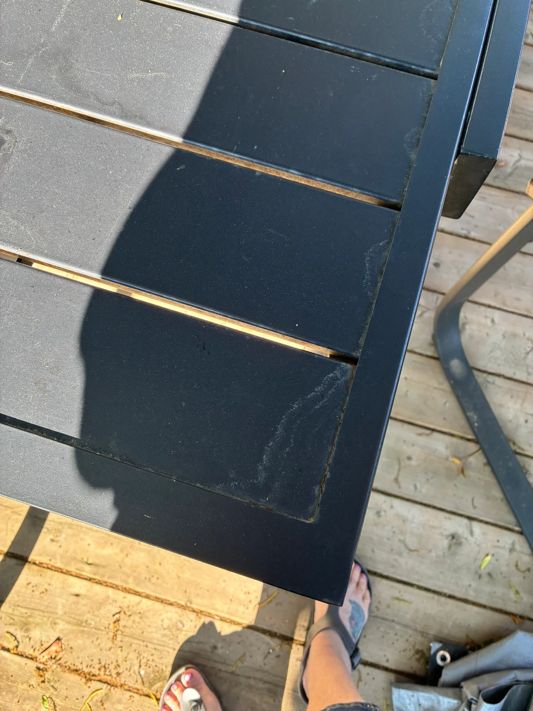 Black Outdoor Dining Table - photo 5