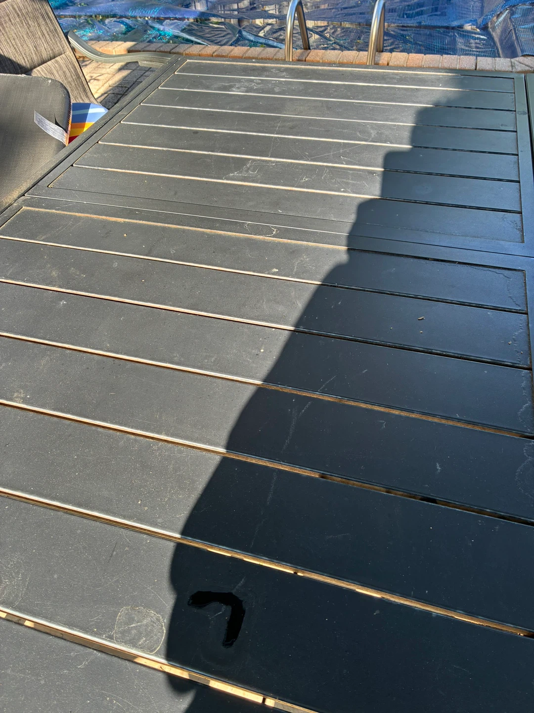Black Outdoor Dining Table - photo 2