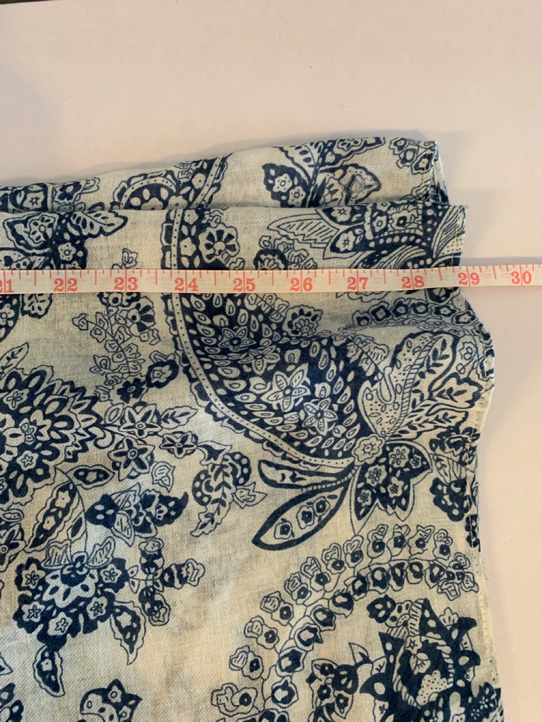 ⚽️ Blue Paisley Kimono with Fringe - photo 3