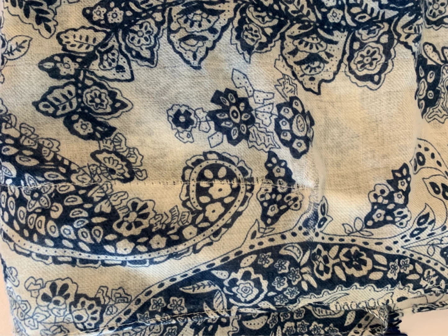 ⚽️ Blue Paisley Kimono with Fringe - photo 5