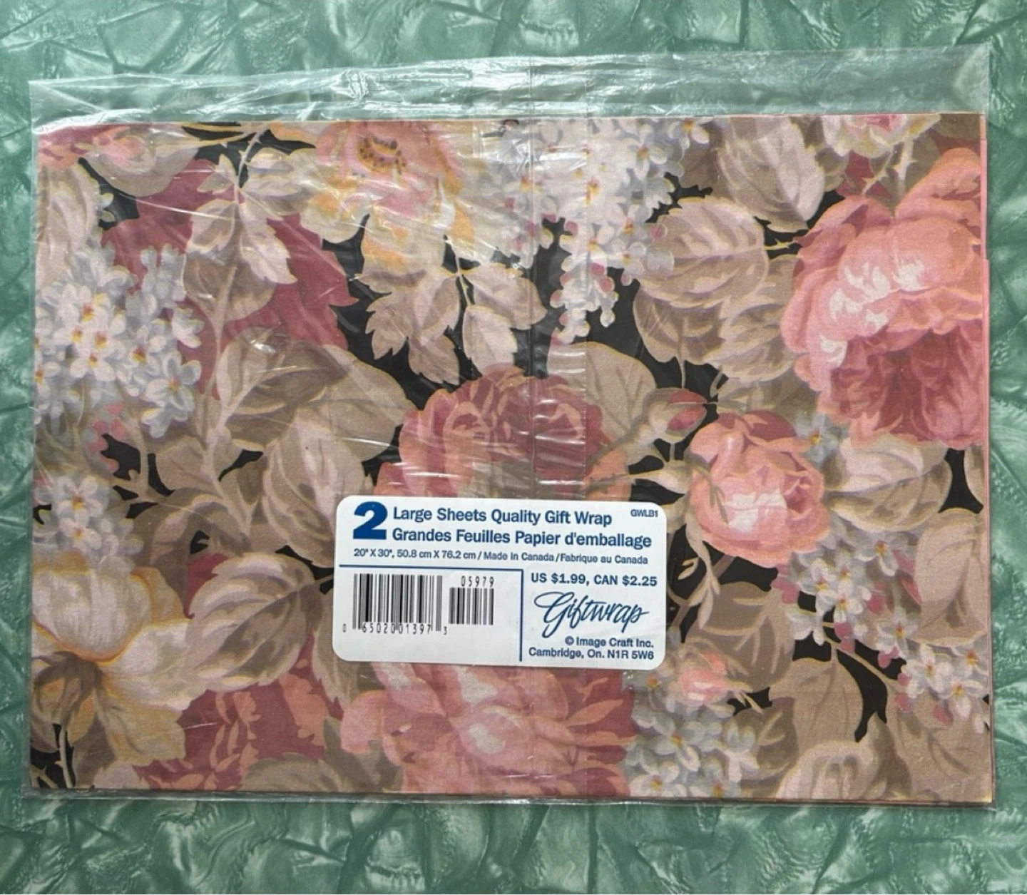 ⚽️Lot of vintage floral and wedding gift wrap - photo 3