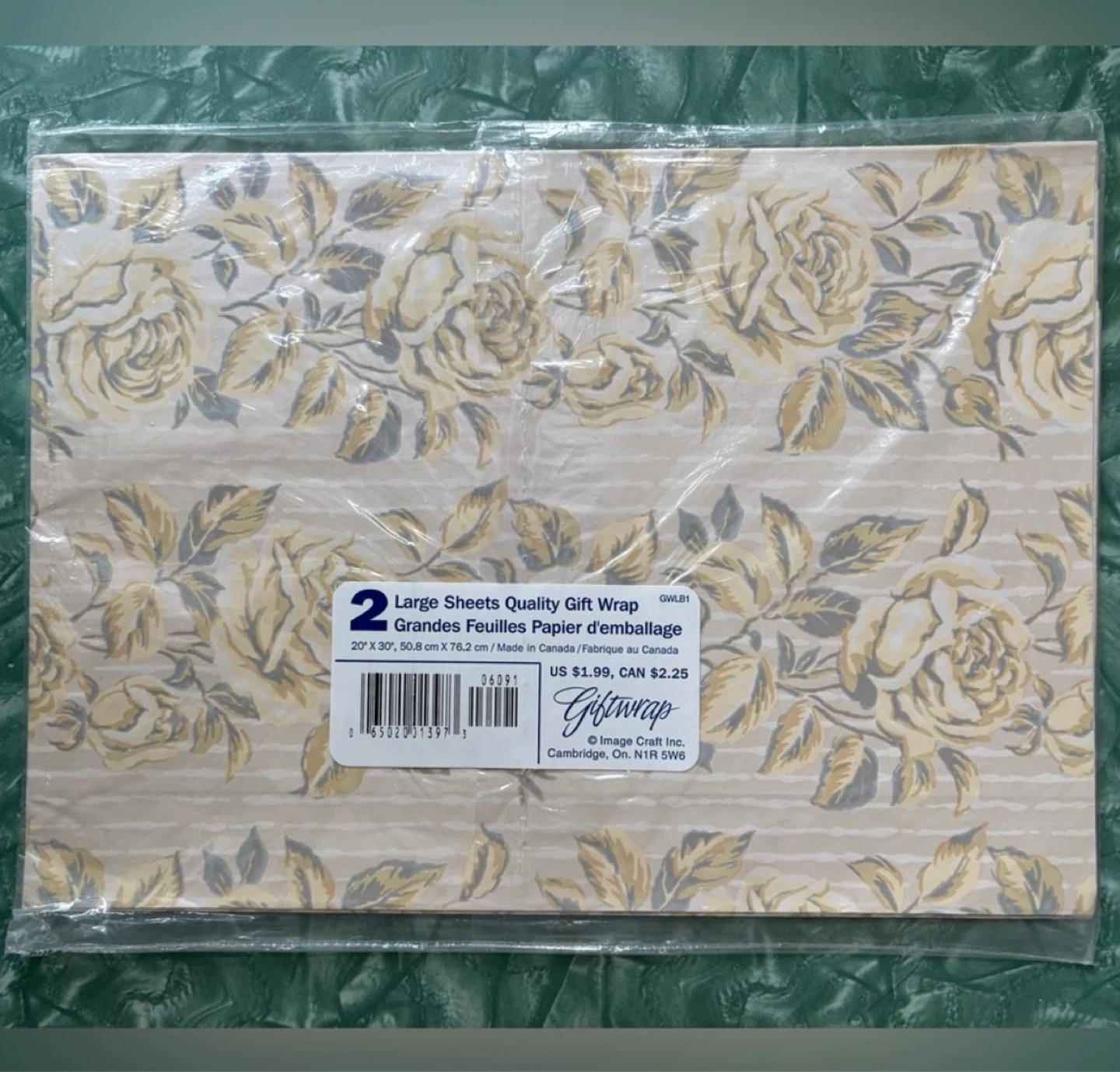 ⚽️Lot of vintage floral and wedding gift wrap - photo 4