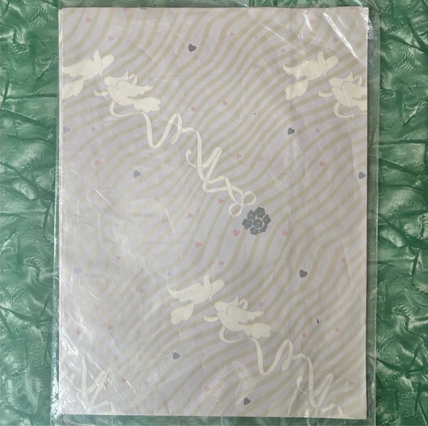 ⚽️Lot of vintage floral and wedding gift wrap - photo 5