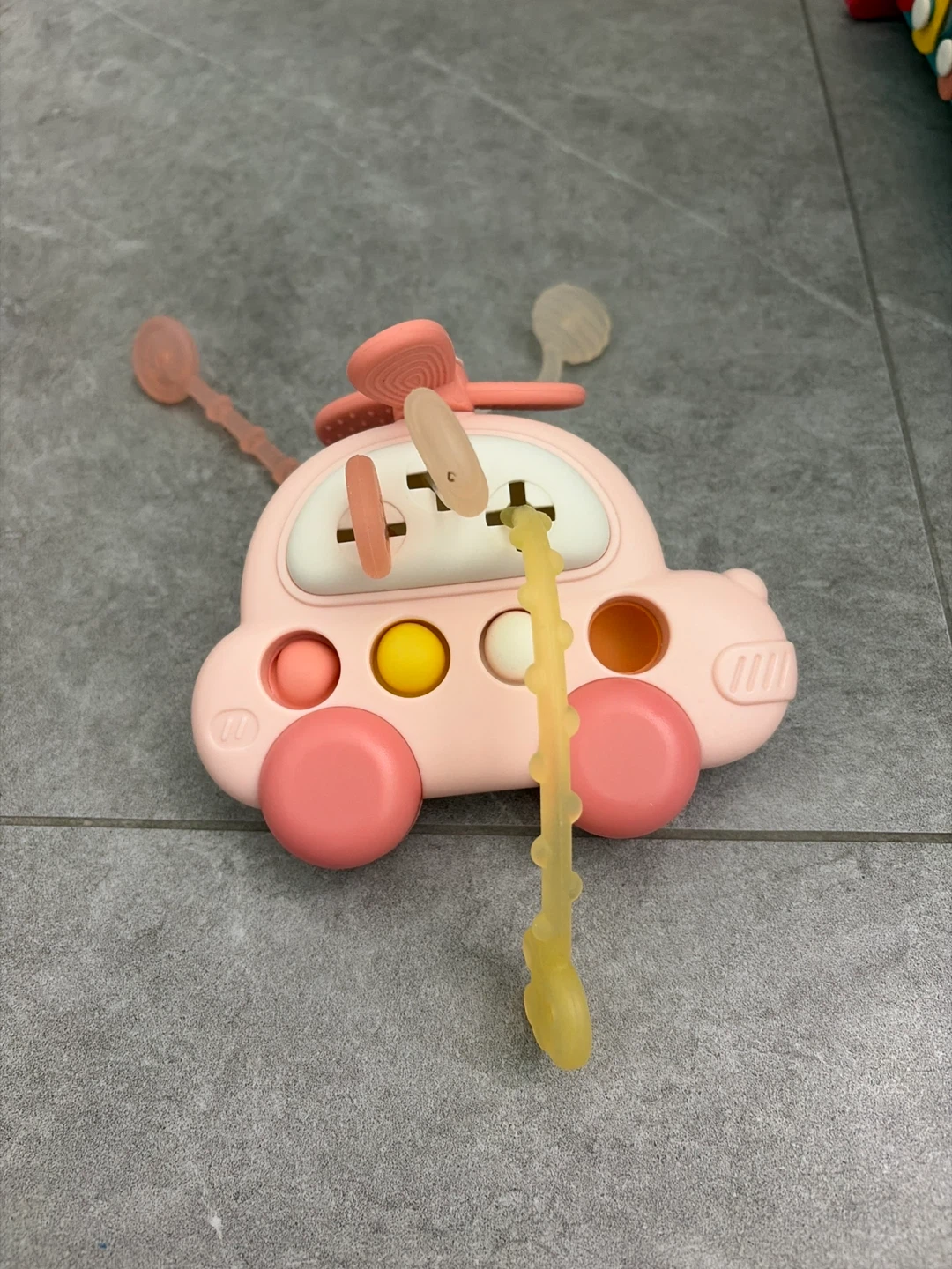 Pink Sensory Car Toy