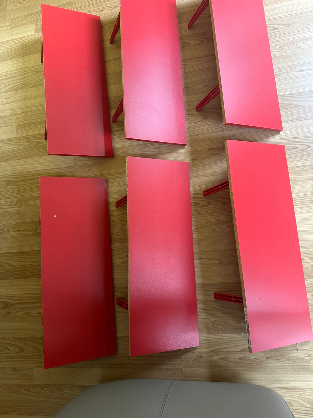 IKEA EKBY VIKTOR Shelves (Set of 6)