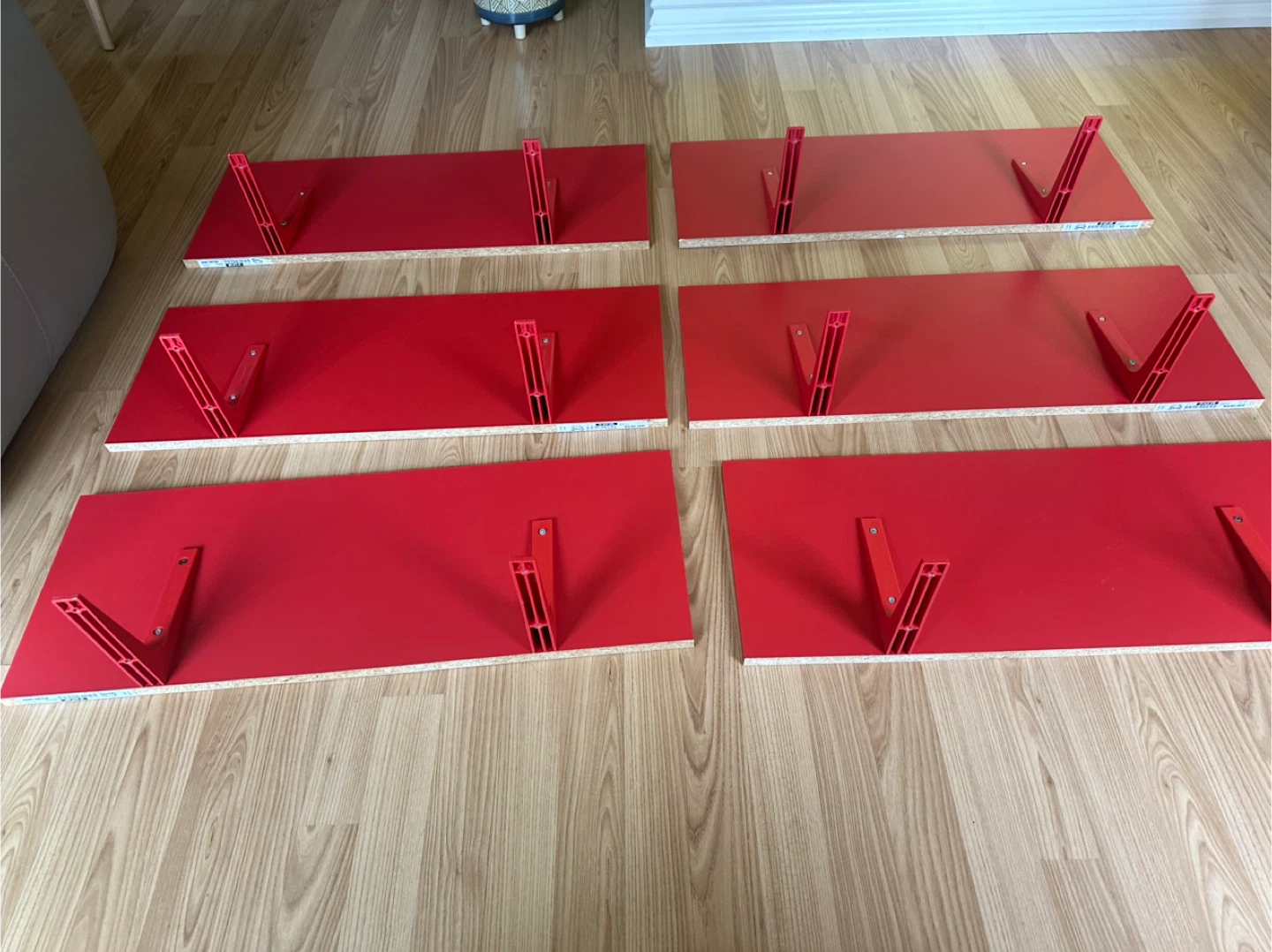 IKEA EKBY VIKTOR Shelves (Set of 6) - photo 2