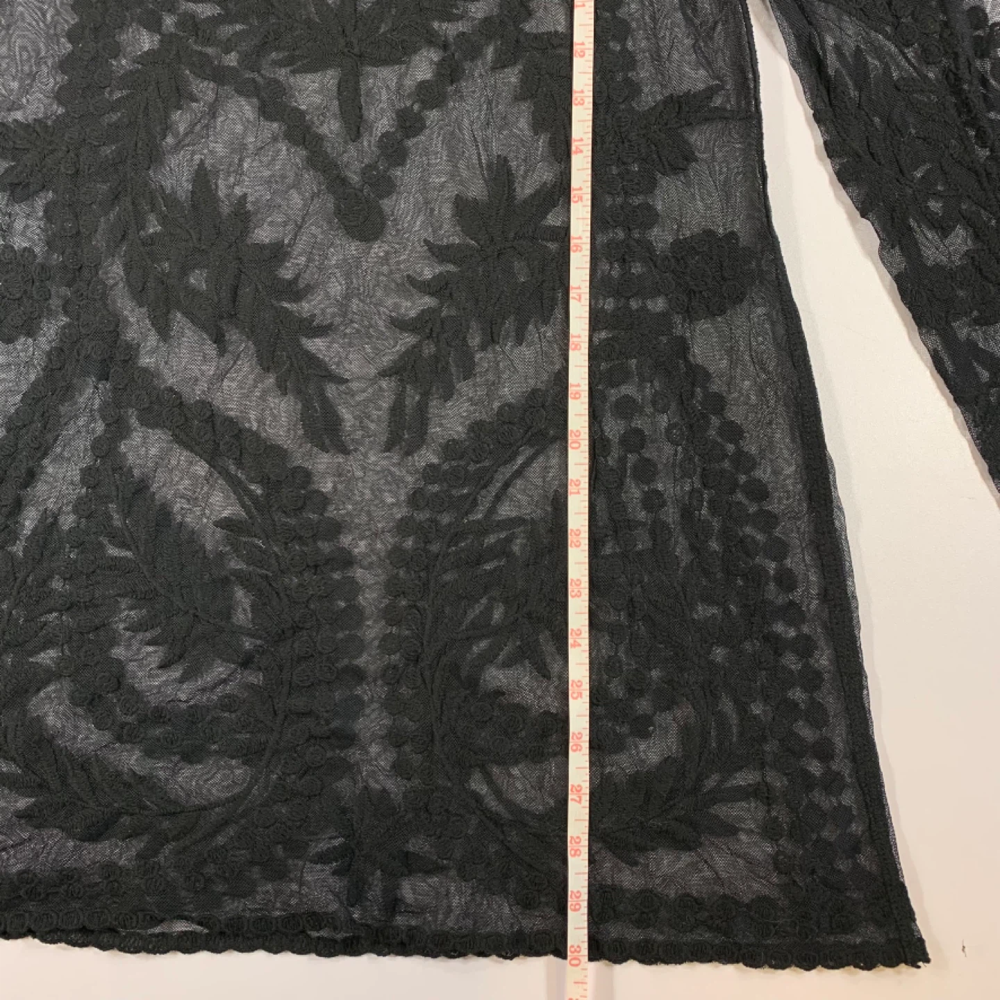 ⚽️ Black Lace Overlay Tunic Top - photo 5