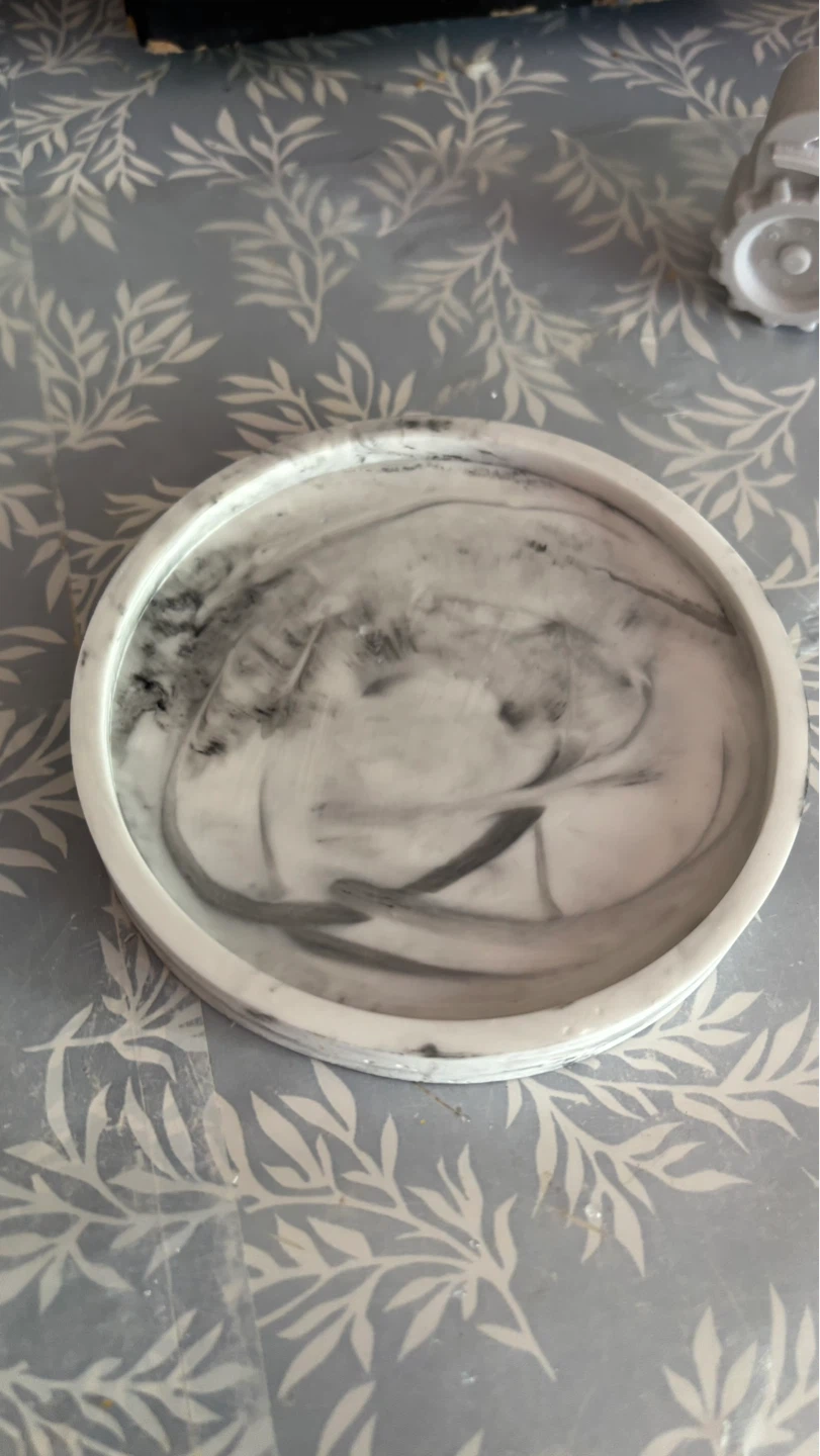 Marble Effect Round Coaster Set of 4 ⚽