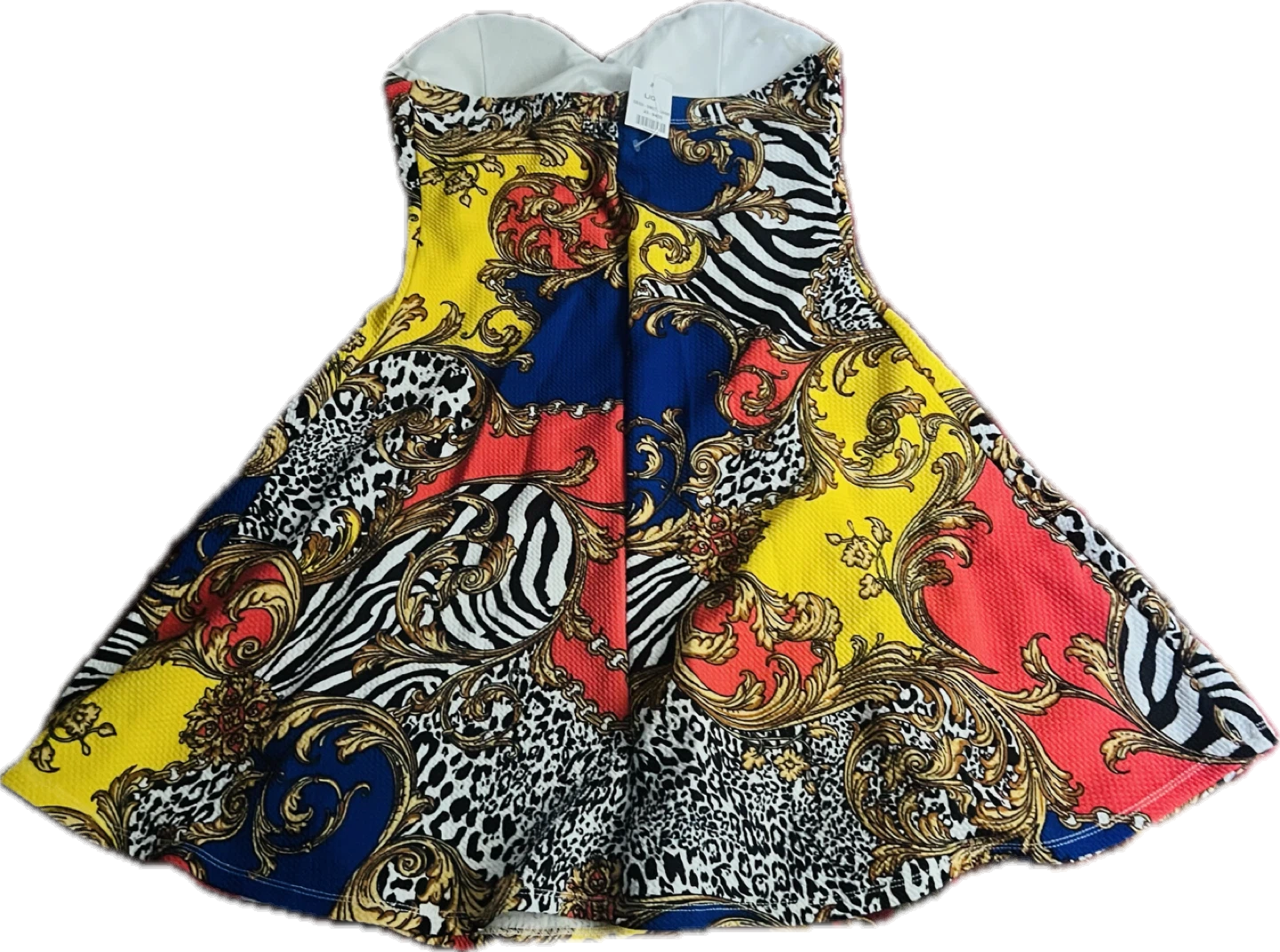 Strapless Dress Large- Patterned - photo 2