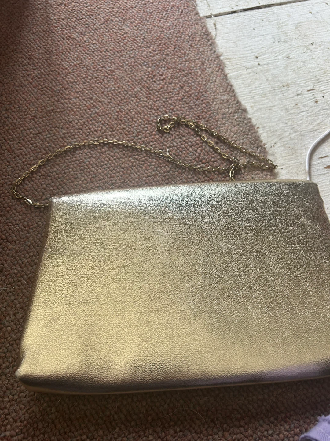 Harry Levine Gold Clutch Purse with Chain⚽️ - photo 2