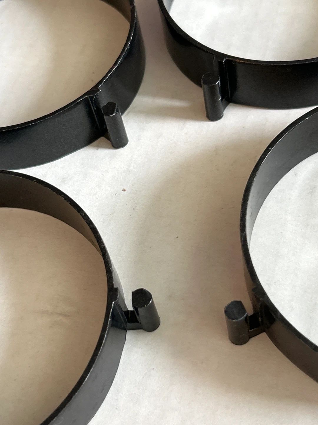 ⚽️Set of 4 Black Egg Rings for Frying - photo 3