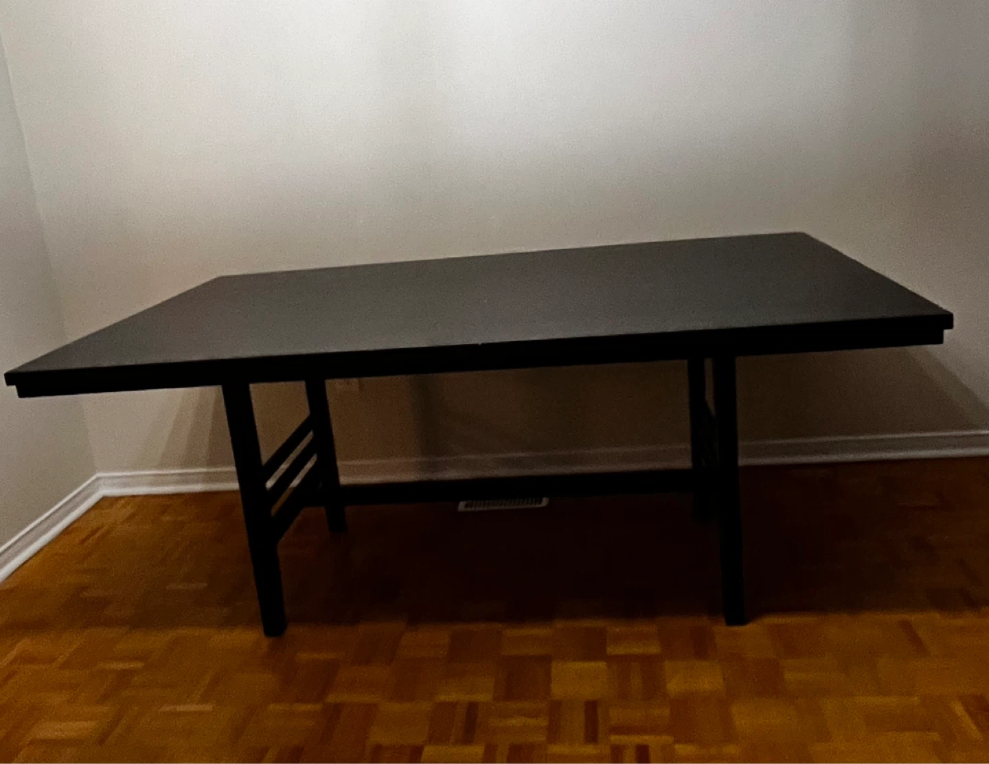 Dark brown dining table - photo 2