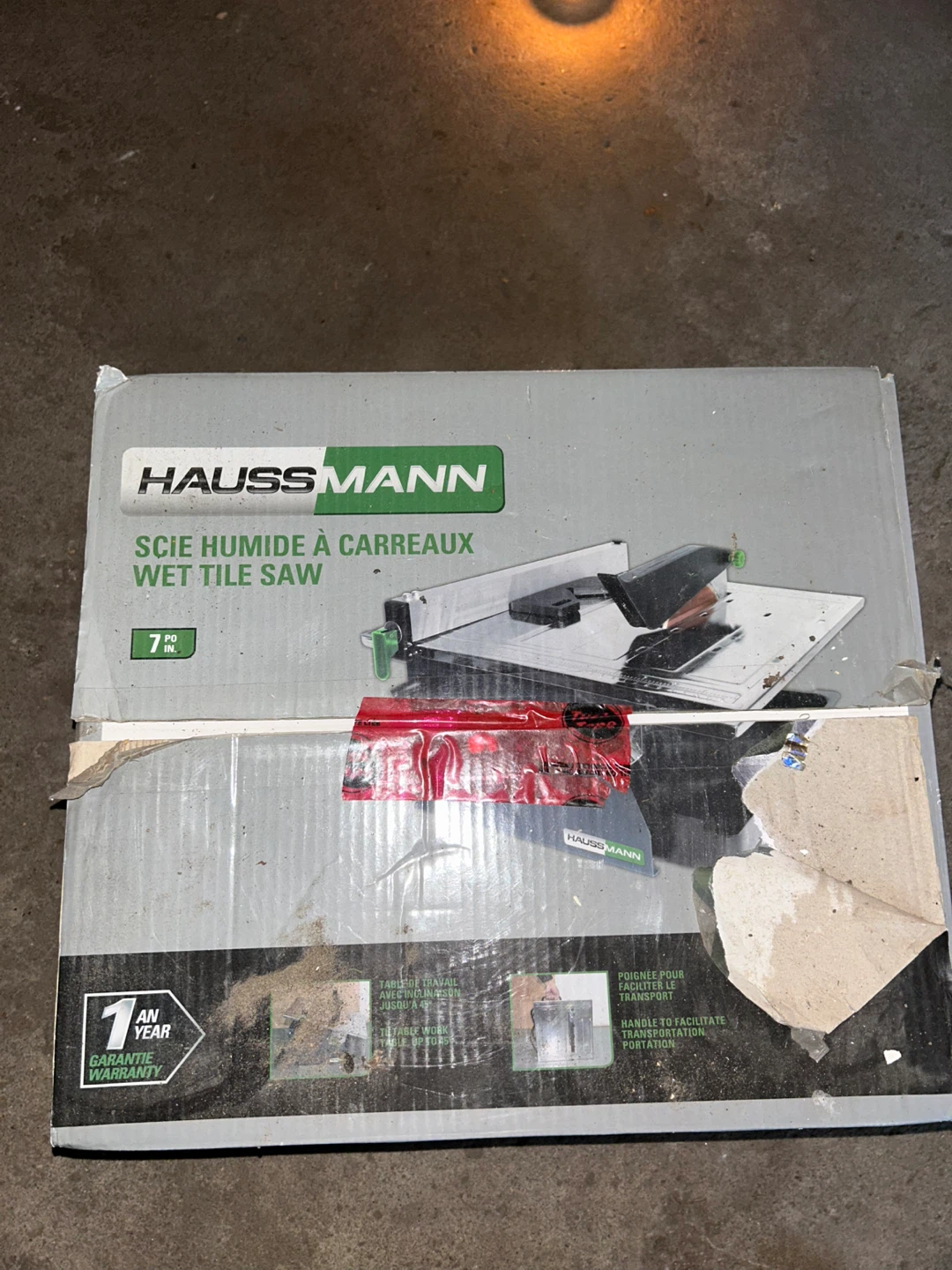 Haussmann 7" Wet Tile Saw - photo 2