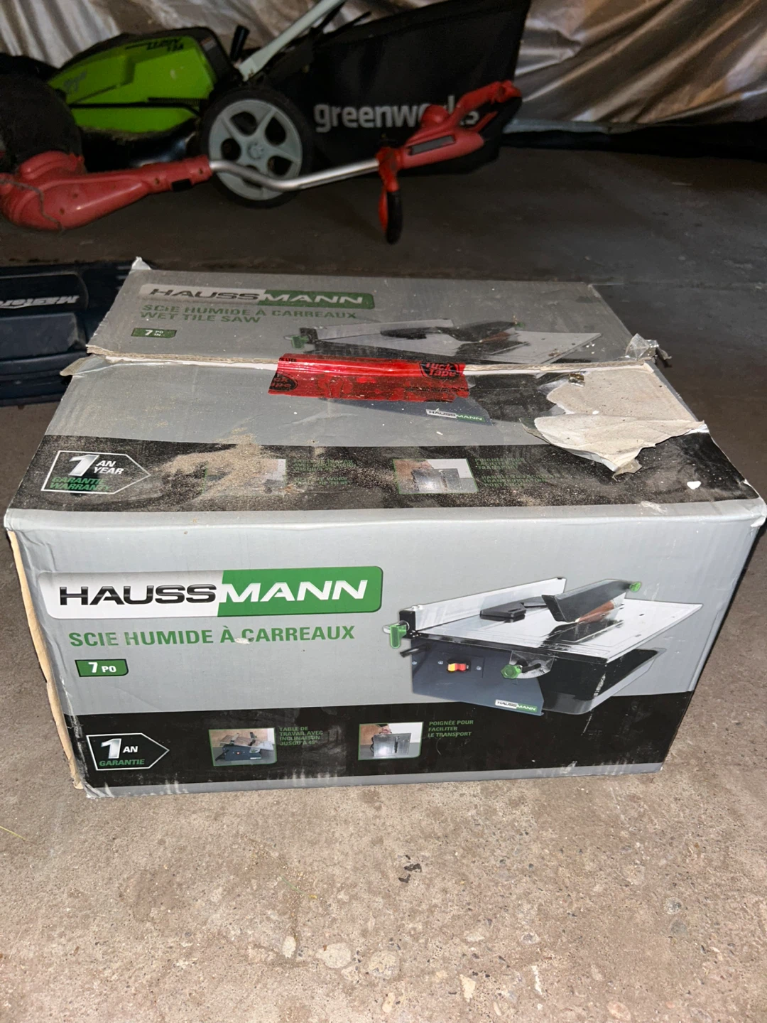 Haussmann 7" Wet Tile Saw