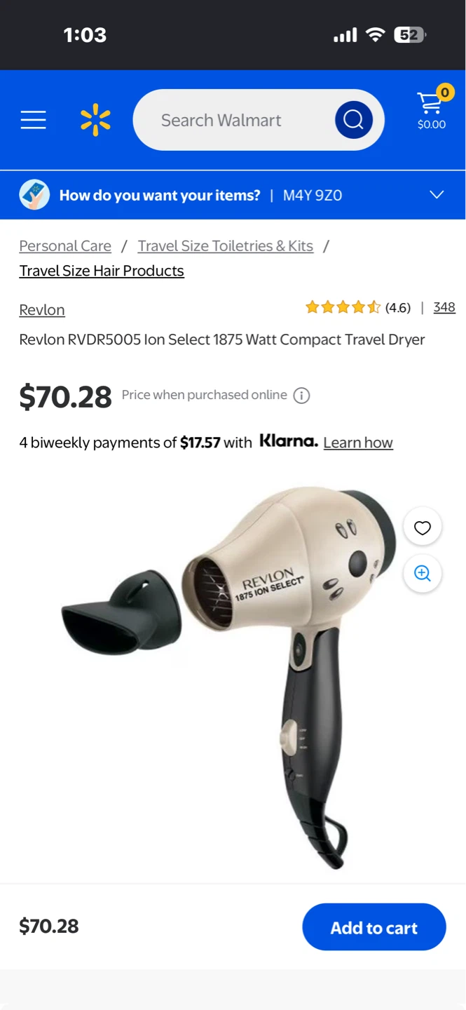 Revlon RVDR5005 Ion Select 1875 Watt Compact Travel Dryer - photo 2