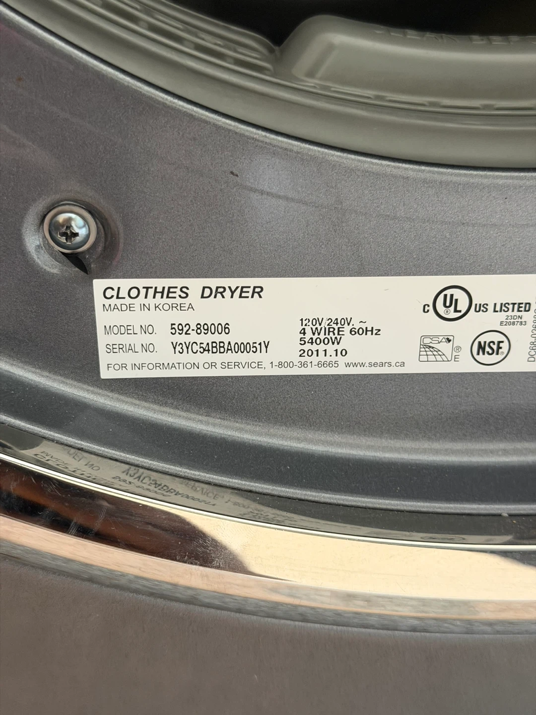 Kenmore Elite Clothes Dryer - photo 2