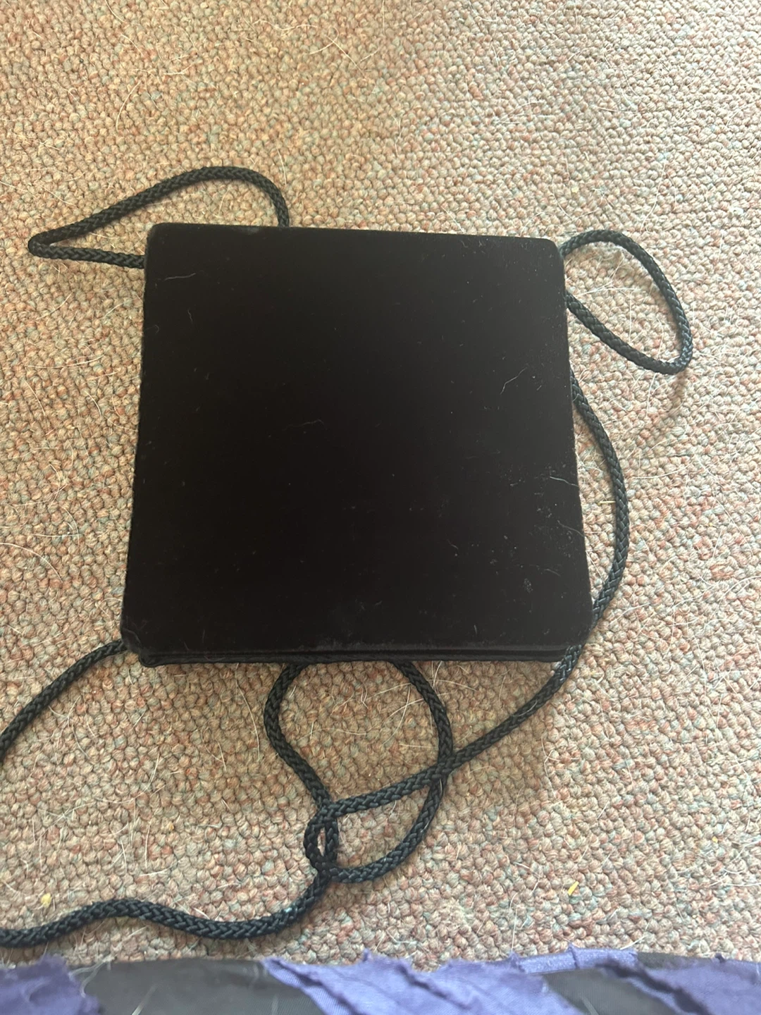 Black Velvet Evening Clutch with ornate clasp⚽️ - photo 2