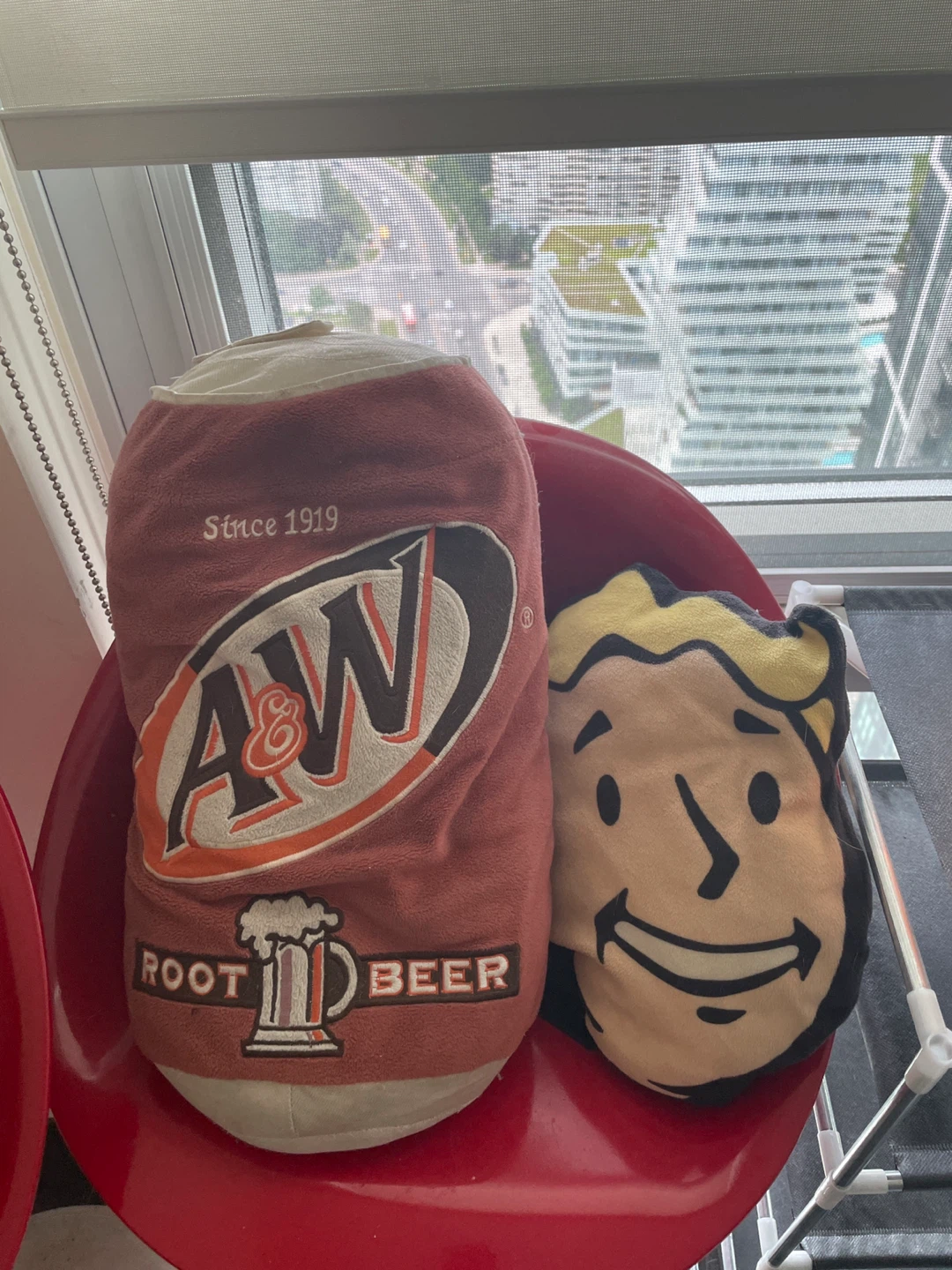 A&W Root Beer Can Shaped Plush Pillow⚽️