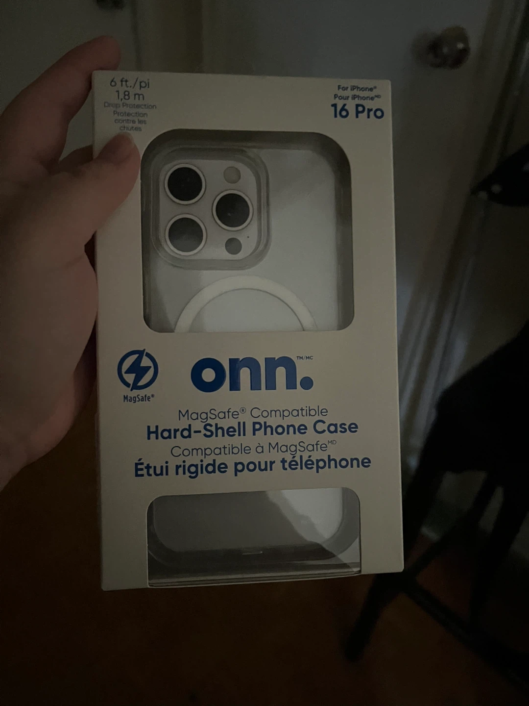 ONN. MagSafe Compatible Hard-Shell Phone Case for iPhone 16 Pro
