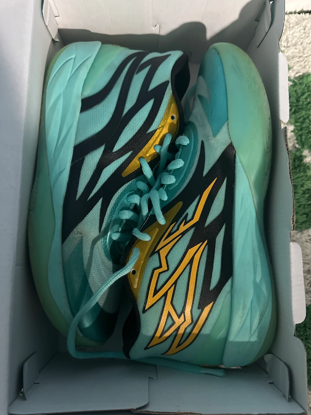 Puma MB.02 "Melo" Electric Teal Basketball Shoes - photo 5