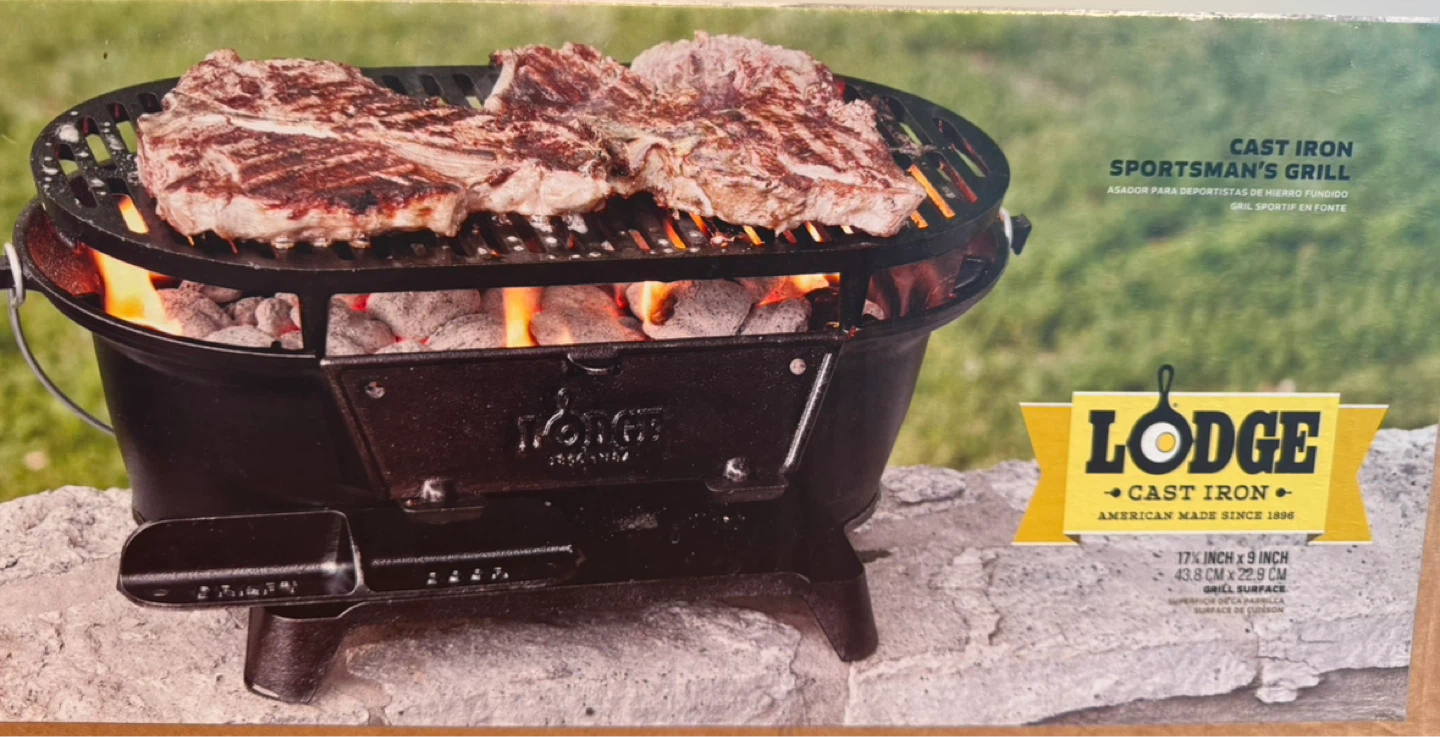 Lodge Cast Iron Sportsman's Grill