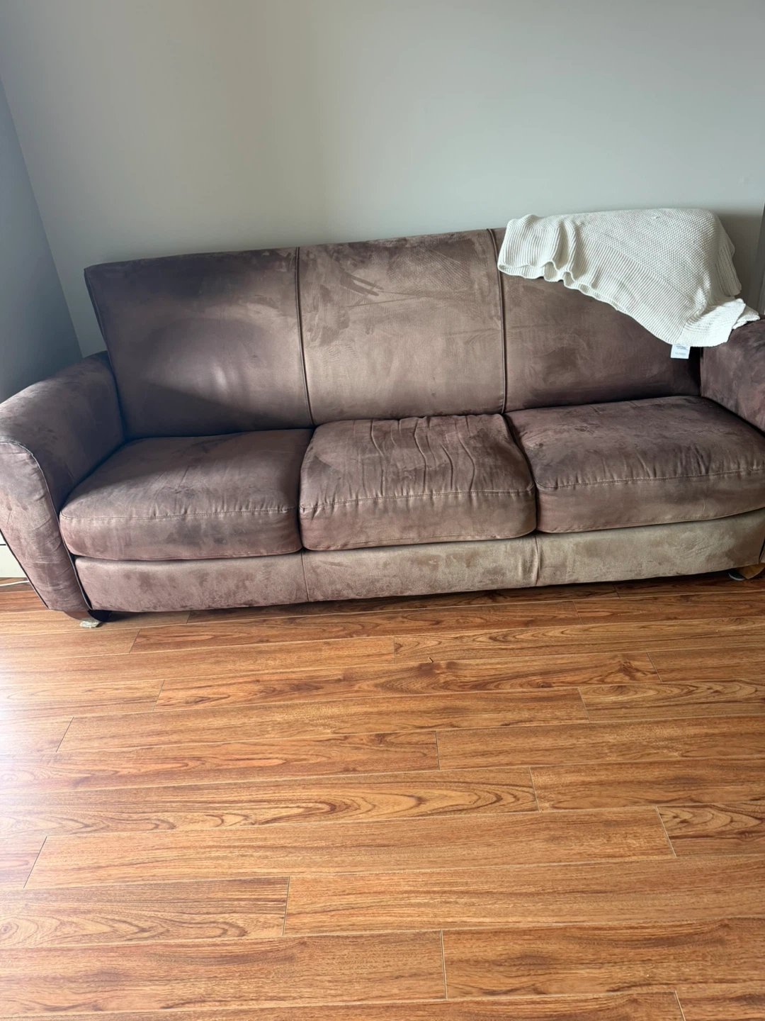 Sofa, loveseat, fireplace tv stand and bed suite