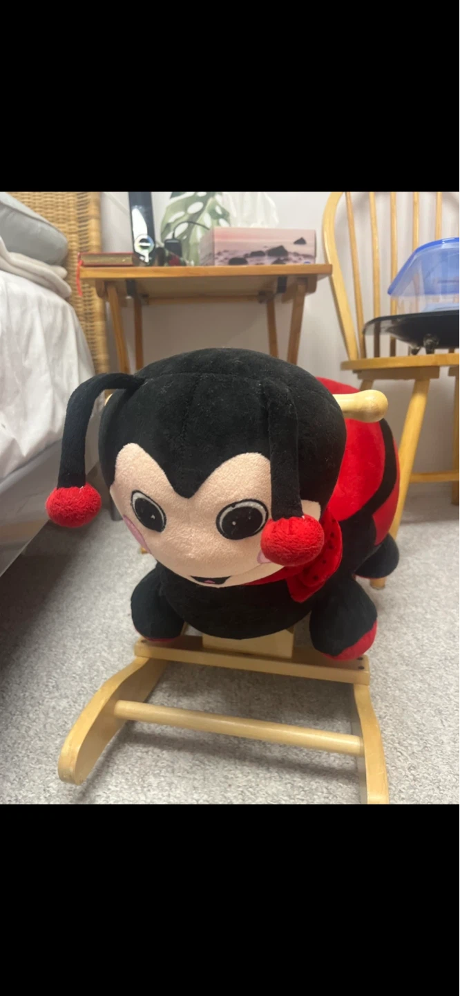 Plush Ladybug Rocker Toy