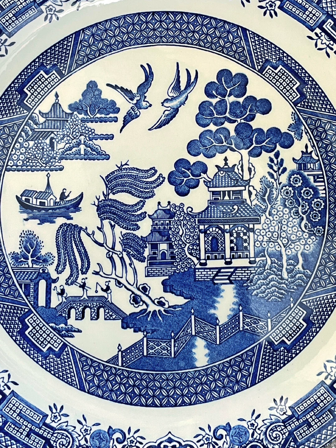 Churchill Blue Willow Plate - photo 2