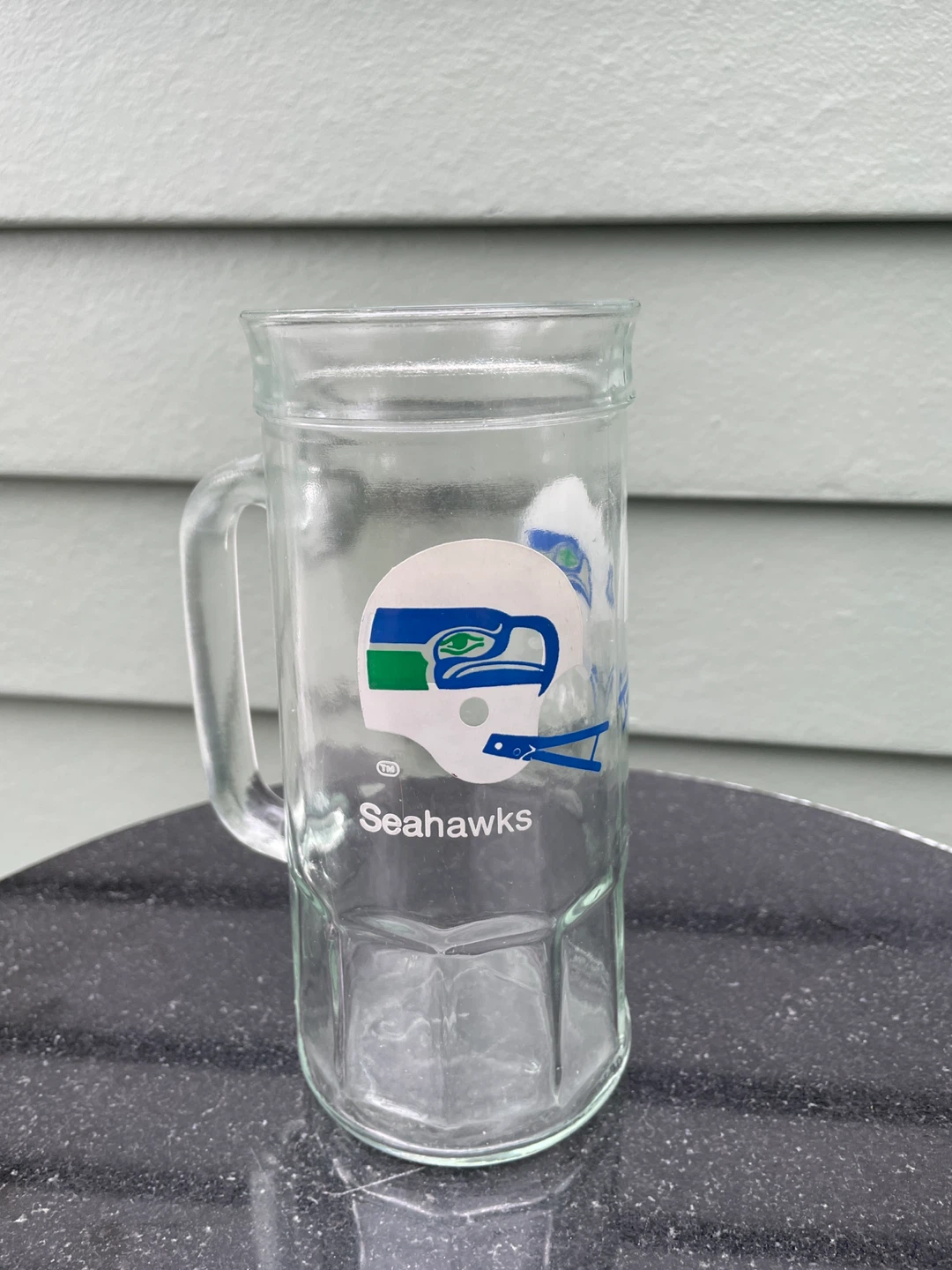 1980’s Seattle Seahawks Glass Beer Mug 7” - photo 3