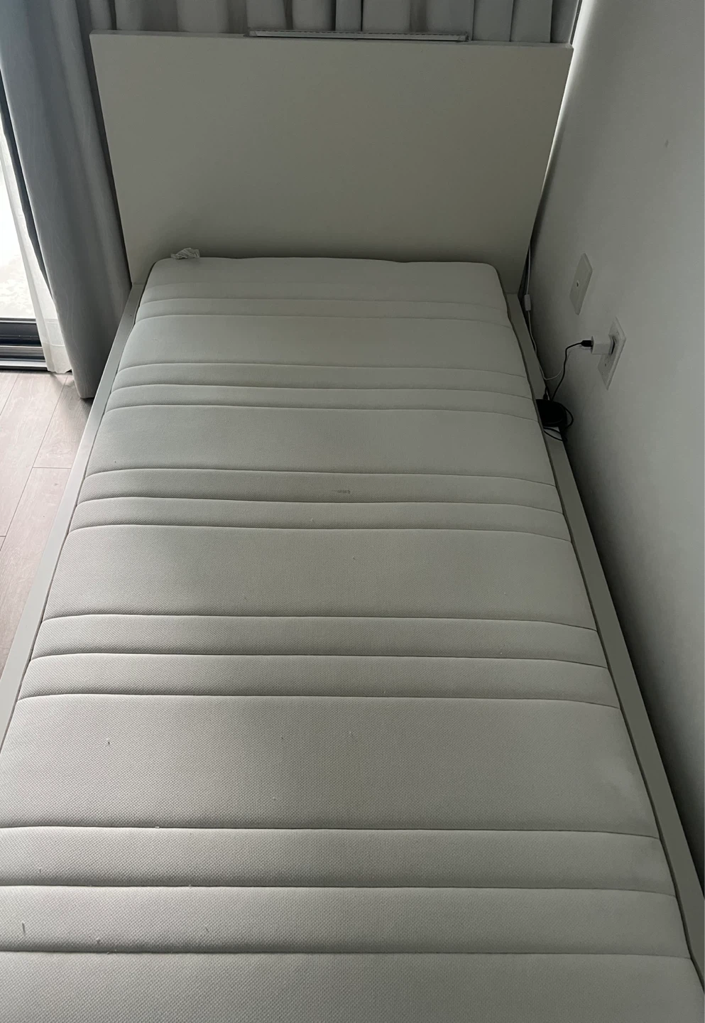 IKEA Malm Twin Bed Frame with Mattress - photo 2