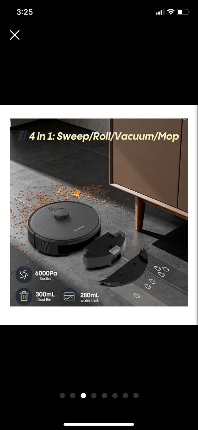 ⚽ Self-Emptying Robot Vacuum and Mop - photo 3
