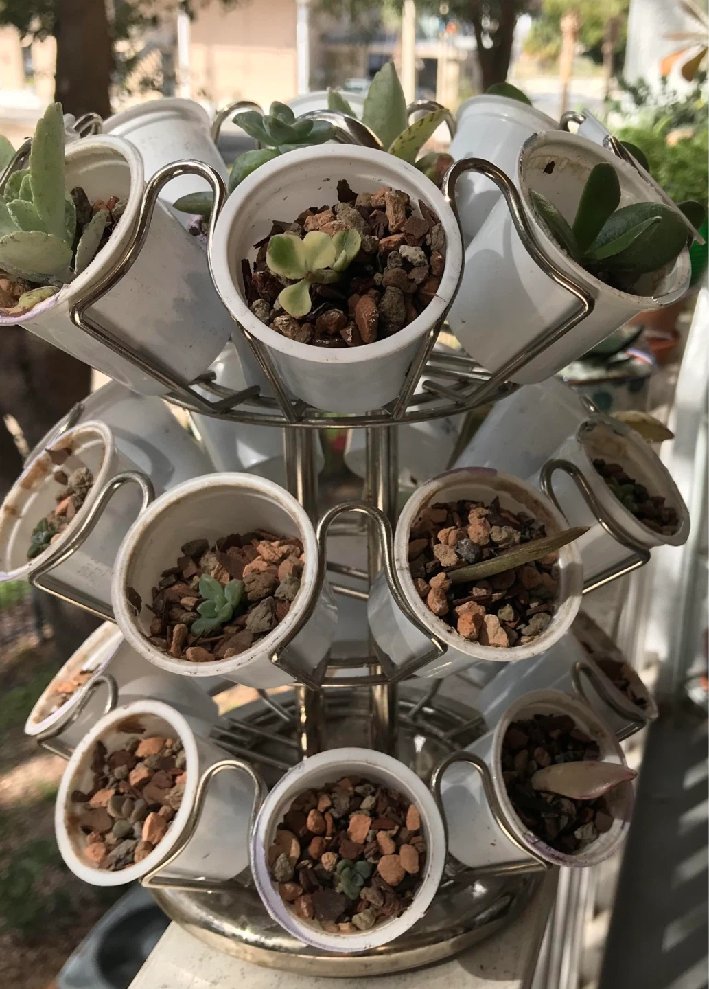 ⚽️ Multi-Tiered k cup holder potential Succulent Planter Stand - photo 2