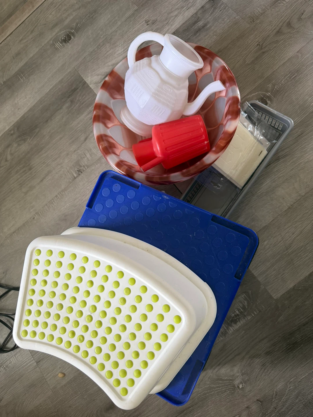 IKEA Children's Step Stool and Bath Toys Bundle