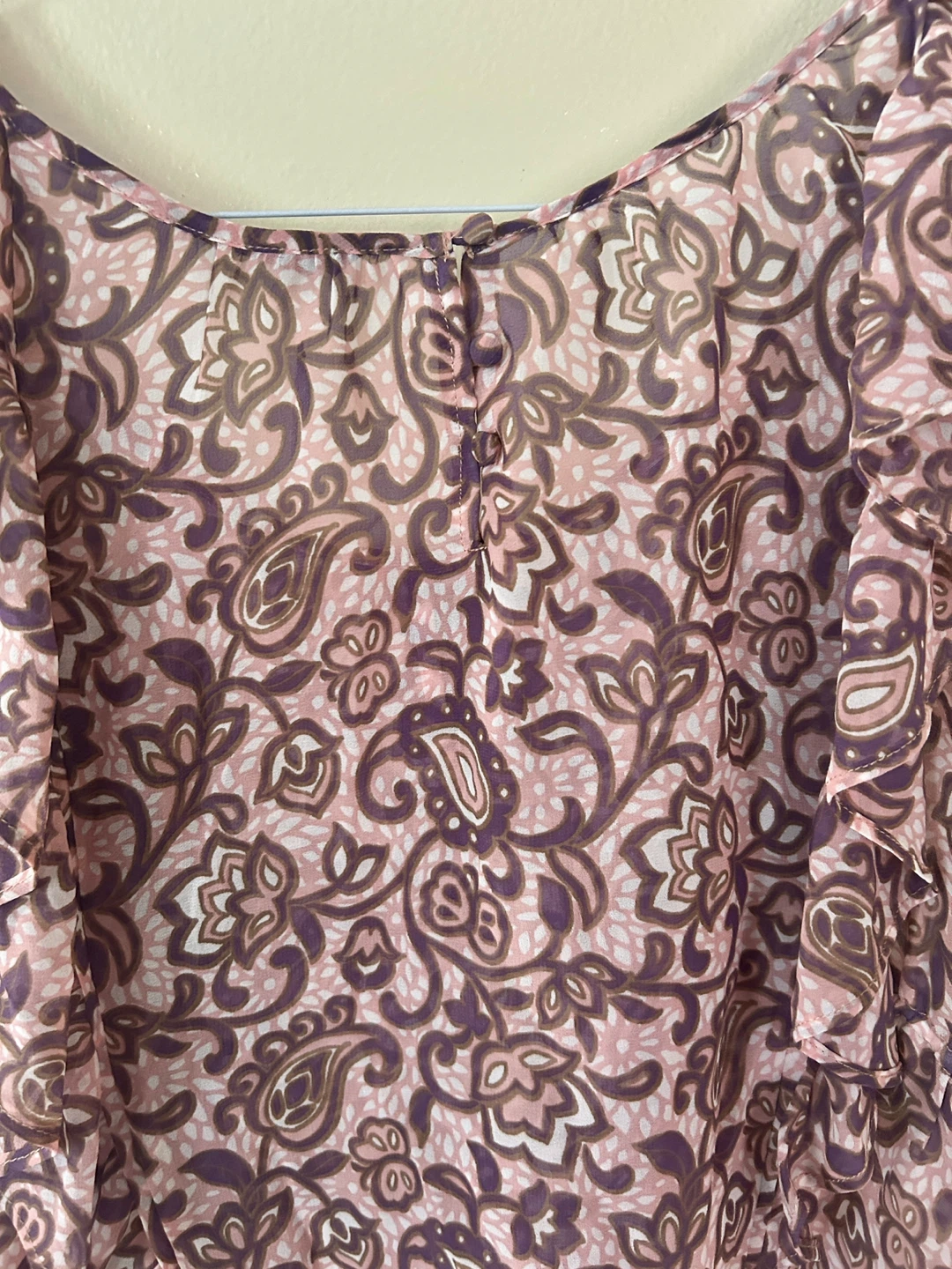 American Eagle Outfitters Floral Ruffle Blouse - Medium - photo 5