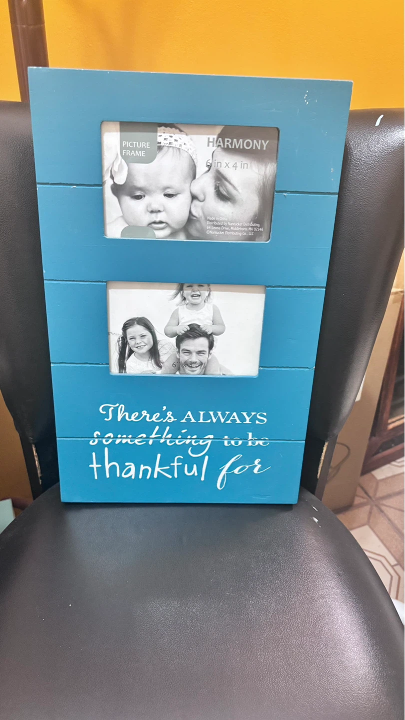 ⚽ Harmony 6" x 4" Double Picture Frame