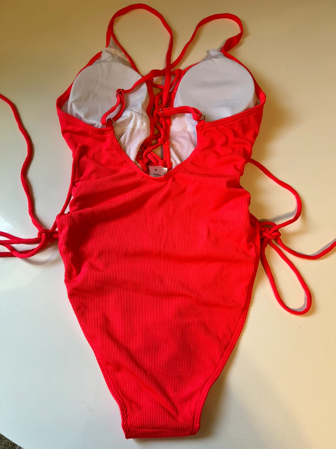 ⚽ Bright Red One-Piece Swimsuit - photo 2