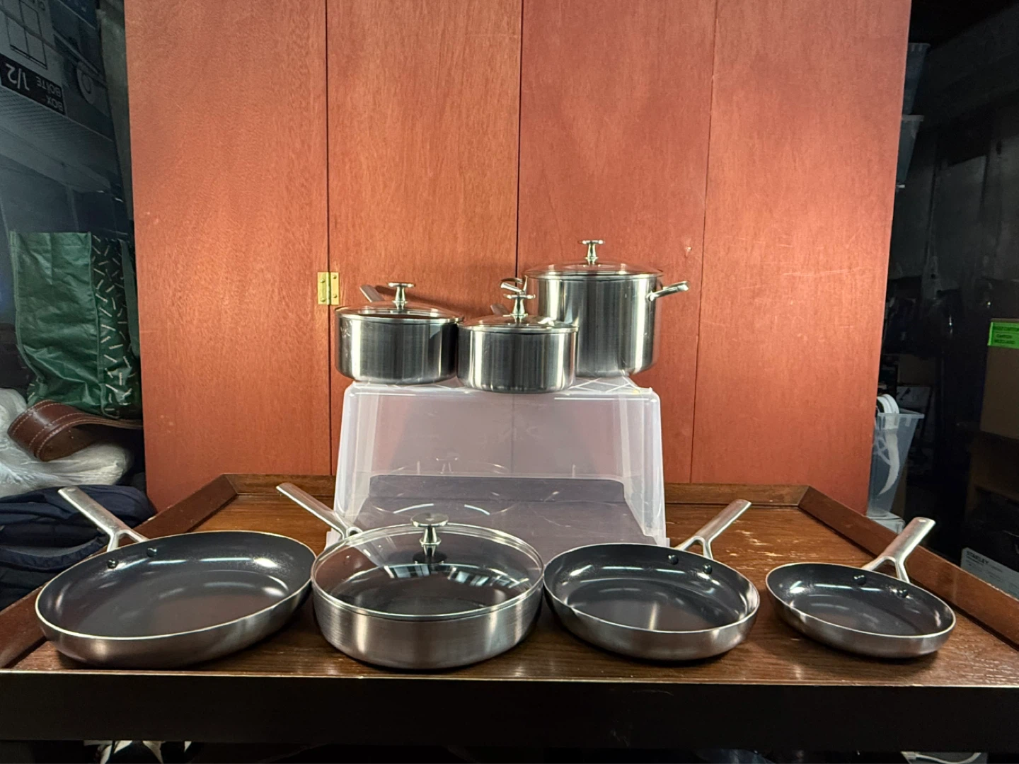 Blue Diamond Triple Steel Non-Stick Cookware Set, 11-piece